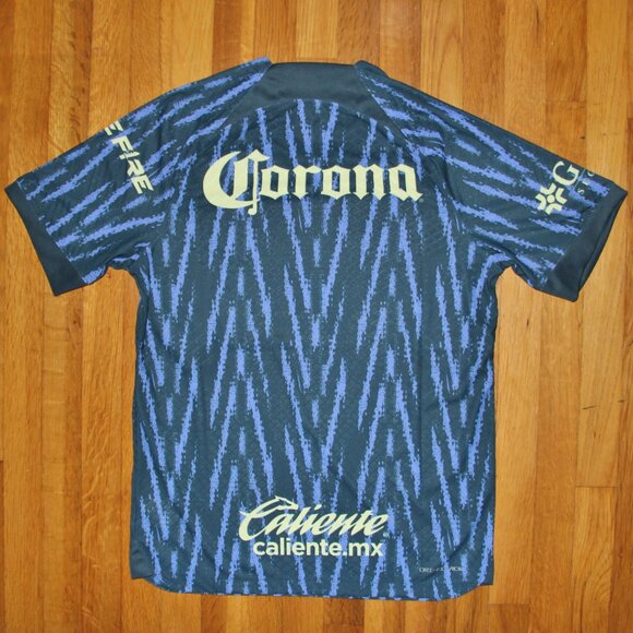 Nike Club America Vapor Match ADV Soccer Jersey Mens M L Blue - Picture 4 of 7
